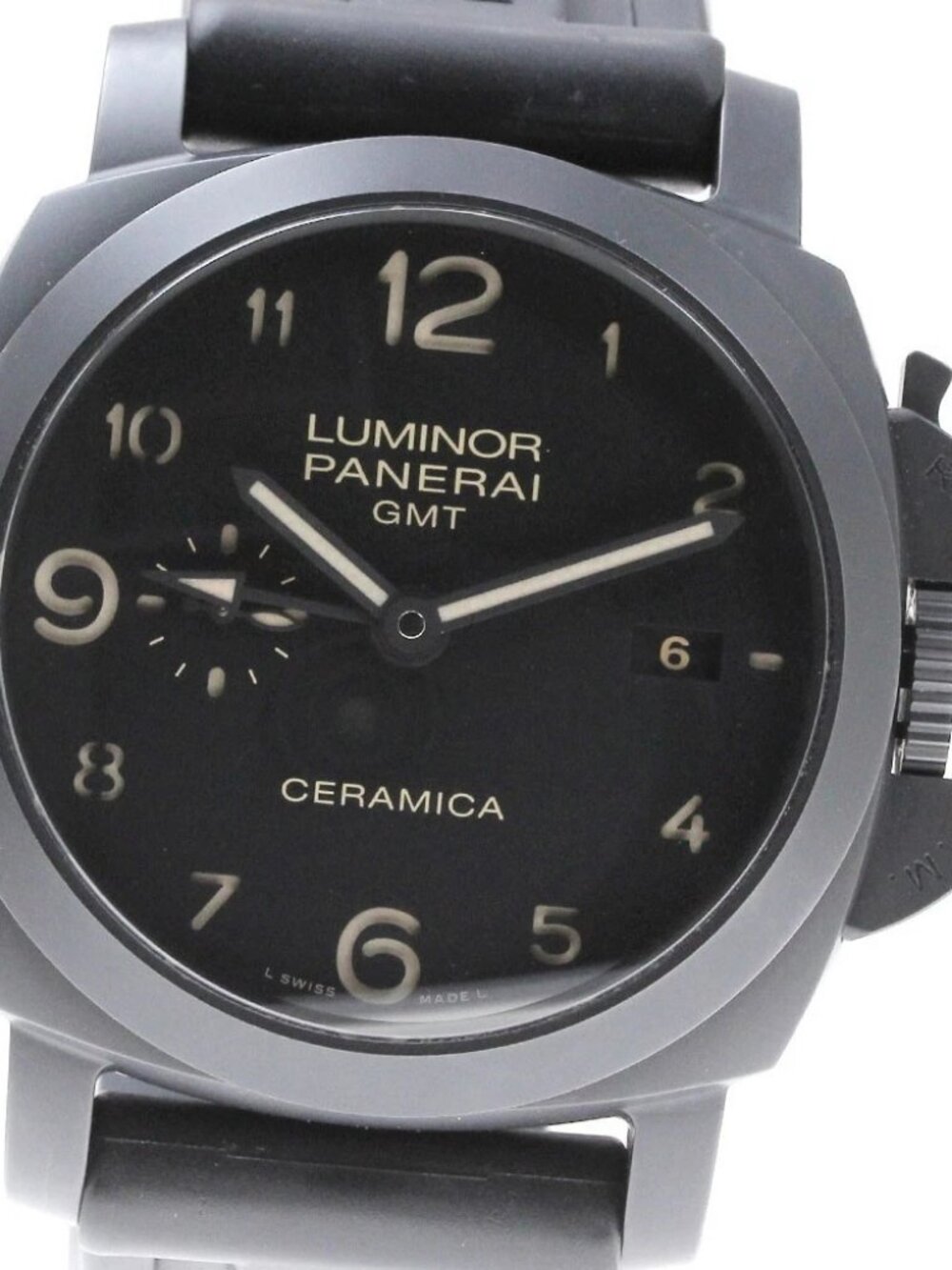 PANERAI Luminor 1950 Ceramica PAM00441 GMT black Dial Automatic Men's_832291